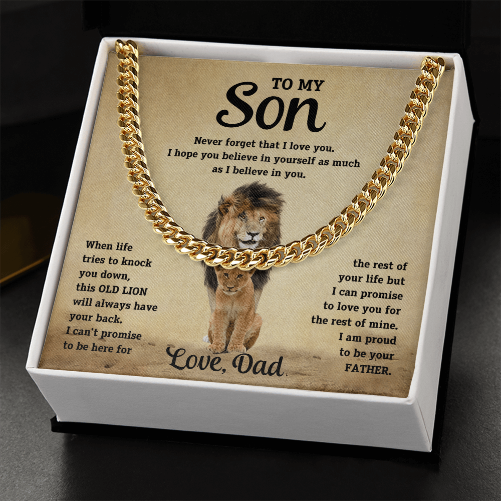 To My Son, I Am Proud To Be Your Father, Love, Dad