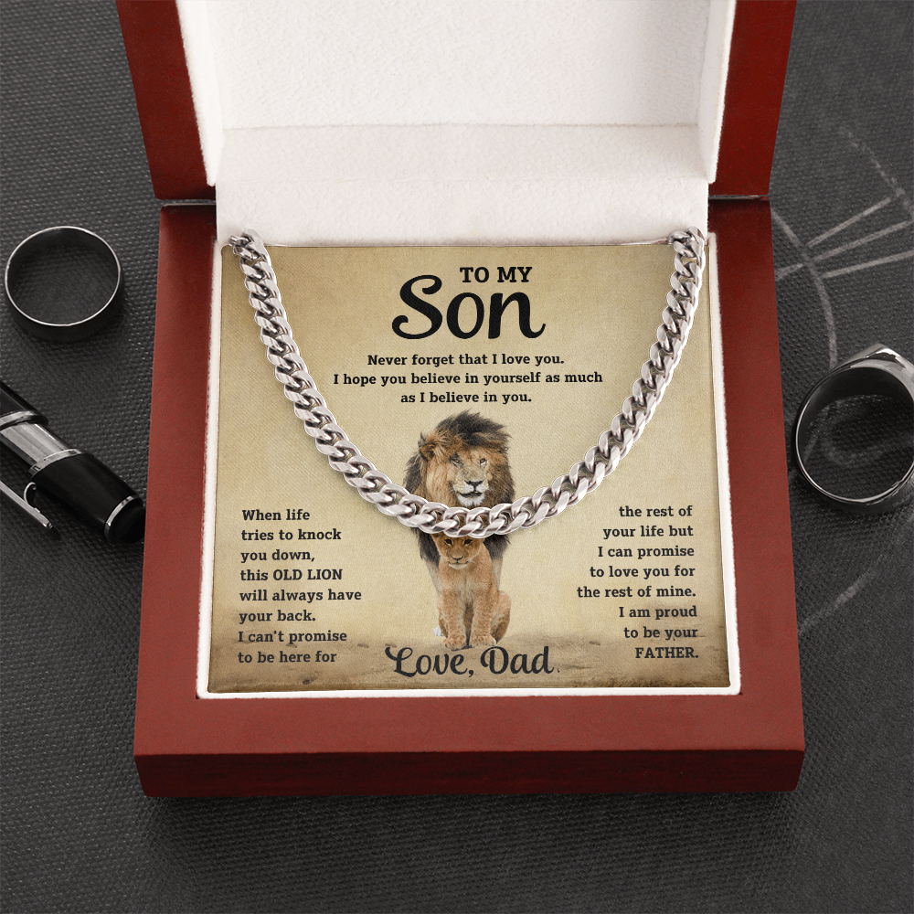 To My Son, I Am Proud To Be Your Father, Love, Dad