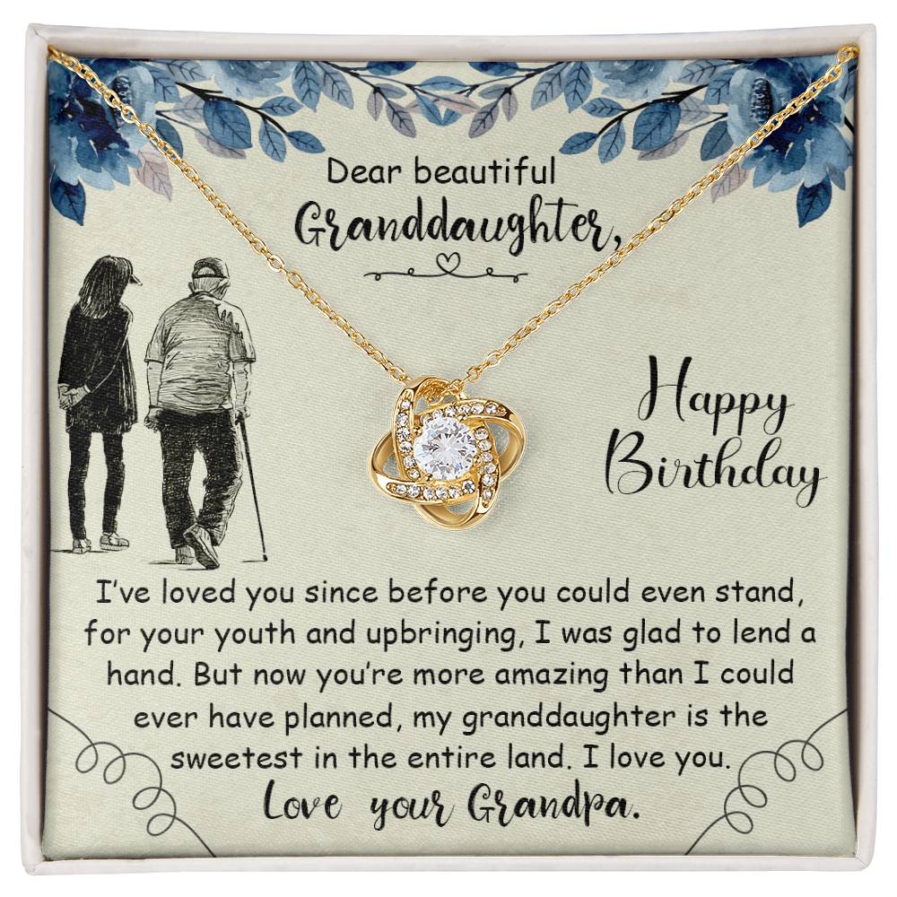 Dear Beautiful Granddaughter, You're The Sweetest In The Entire Land