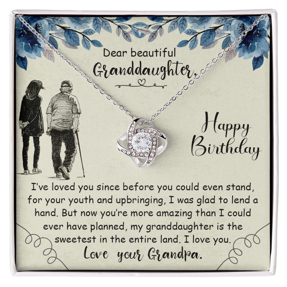 Dear Beautiful Granddaughter, You're The Sweetest In The Entire Land