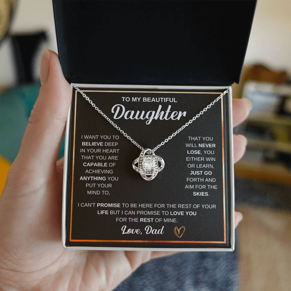 To My Beautiful Daughter, You Either Win Or Learn, Just Go Forth And Aim For The Skies