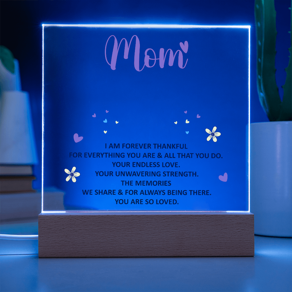 Keepsake Acrylic Bundle - mom - I am forever thankful