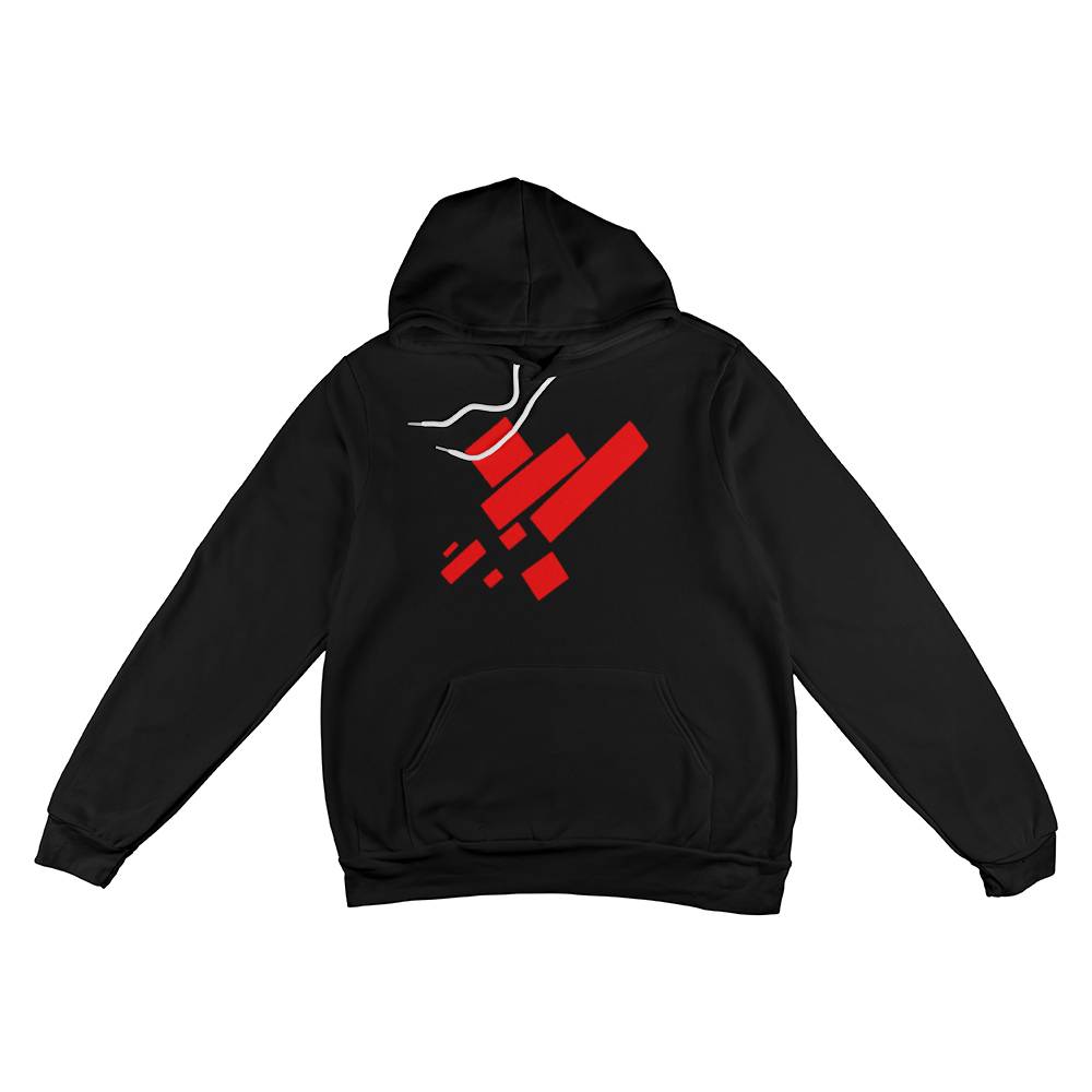Suprematist Painting: Eight Red Rectangles (1915) on a hoodie