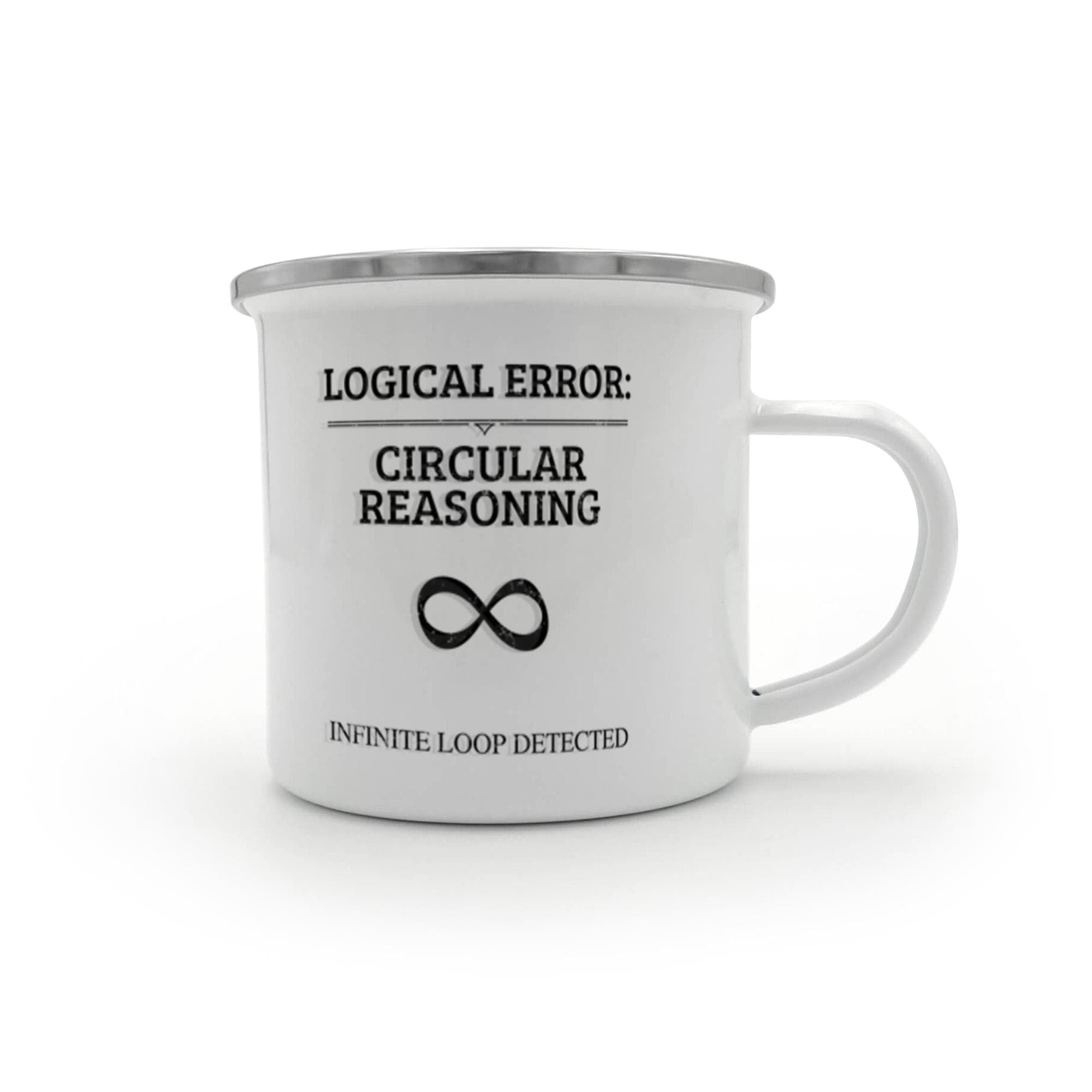 Logical Errors on enamel mugs