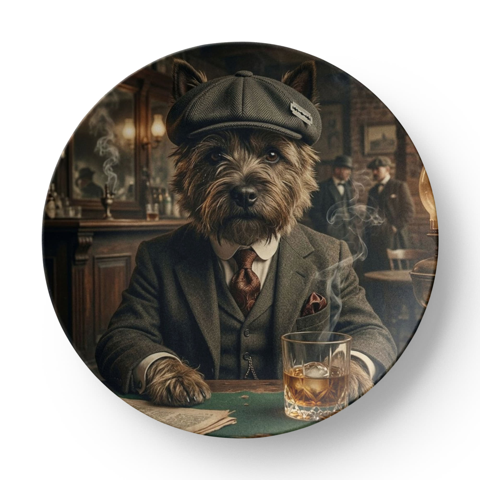 The Family Enforcer Plate™ – Custom Vintage Pet Portrait (10”)
