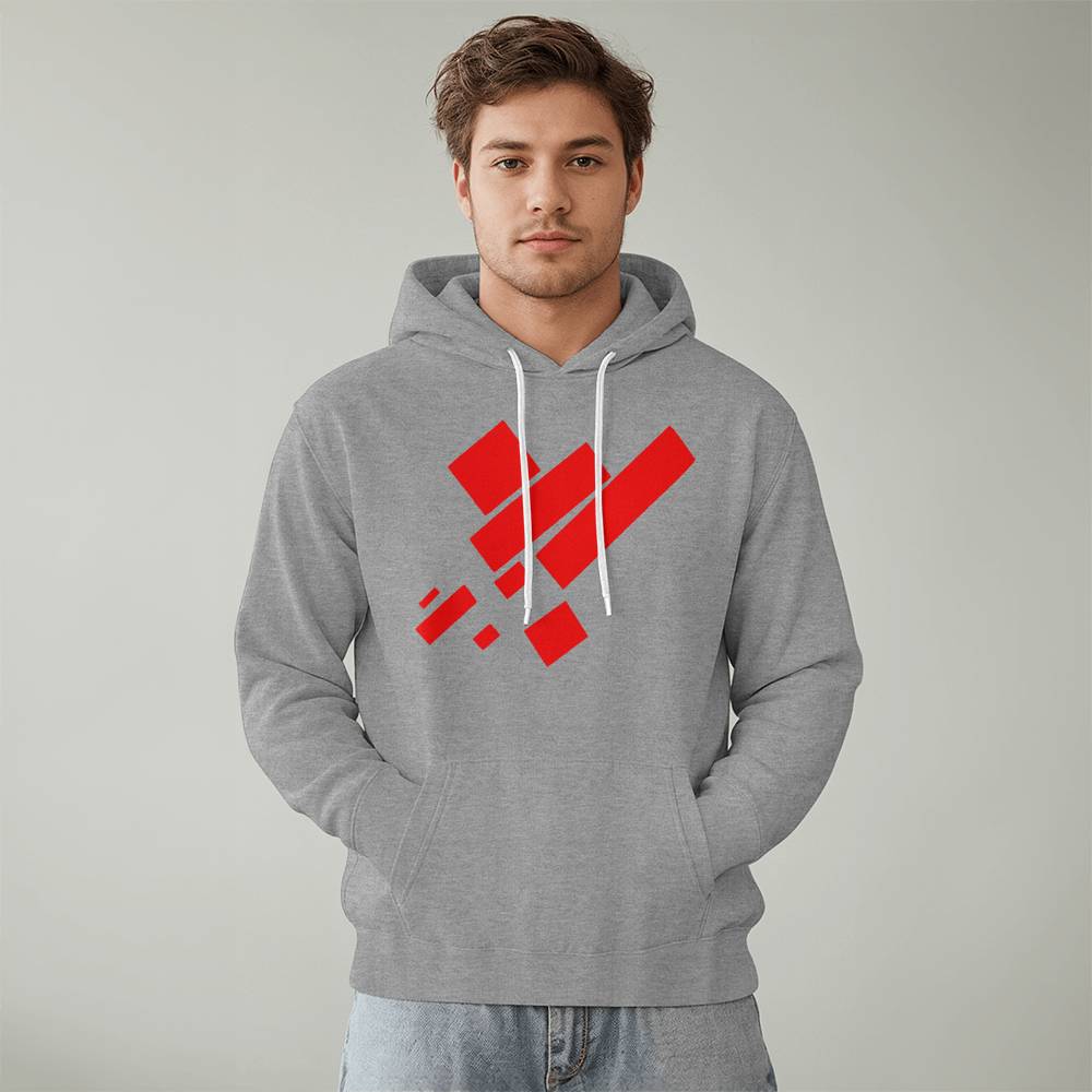 Suprematist Painting: Eight Red Rectangles (1915) on a hoodie