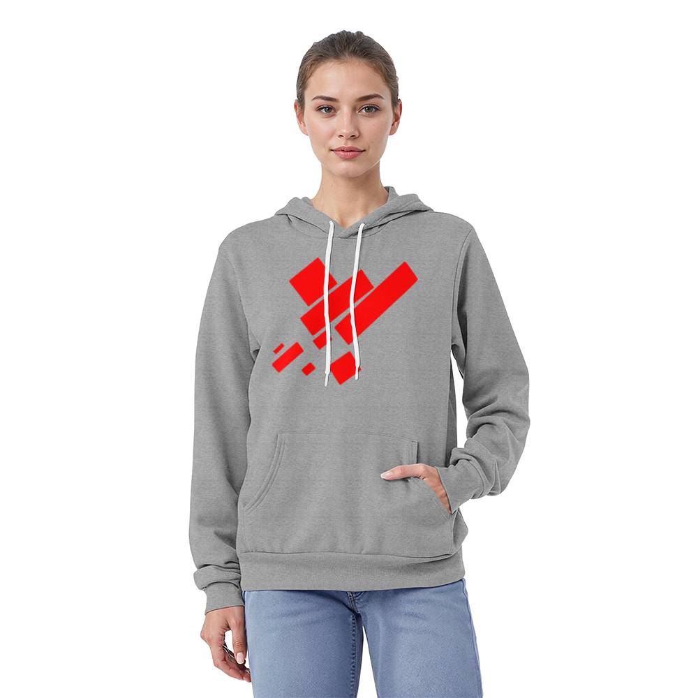 Suprematist Painting: Eight Red Rectangles (1915) on a hoodie