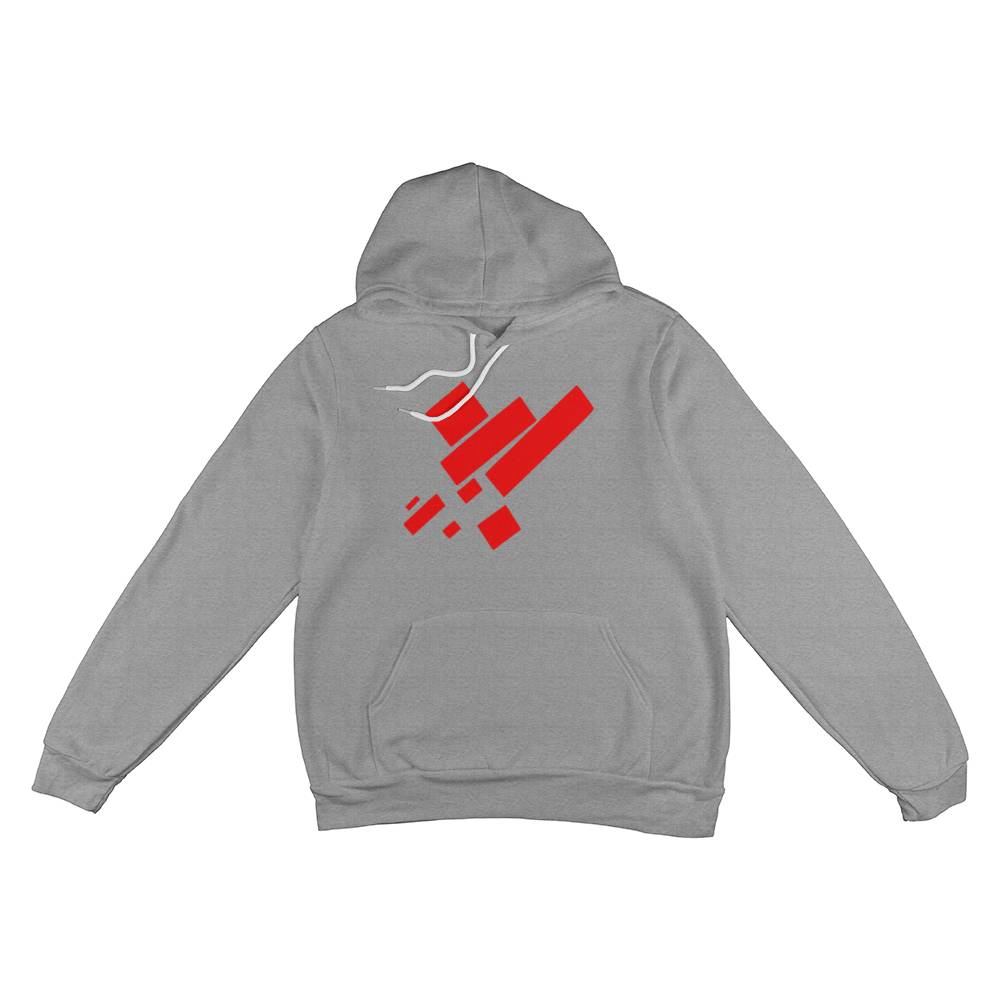 Suprematist Painting: Eight Red Rectangles (1915) on a hoodie