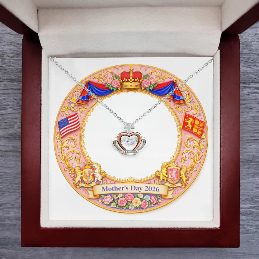 Mother's Day 2026 - Crown Pendant Necklace