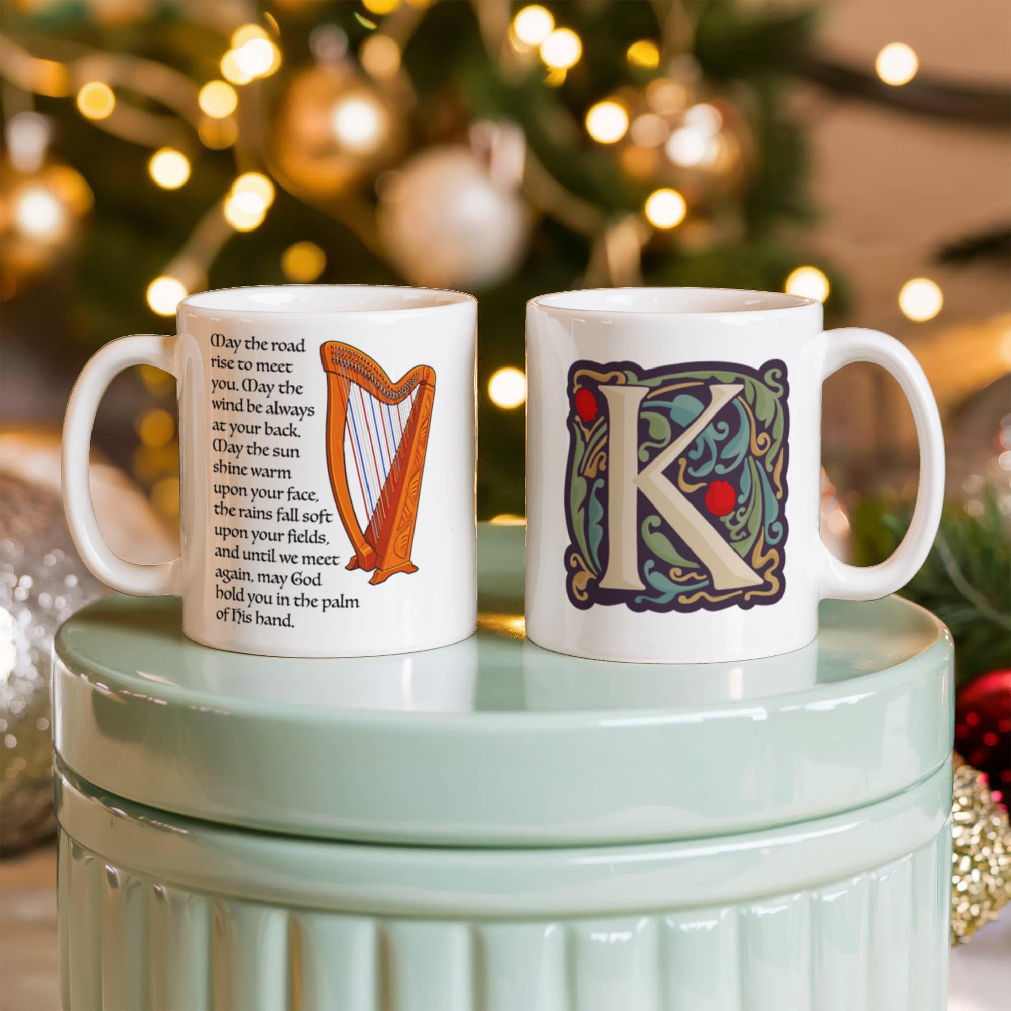 "May the road rise up to meet you. . . " - Mug (right)