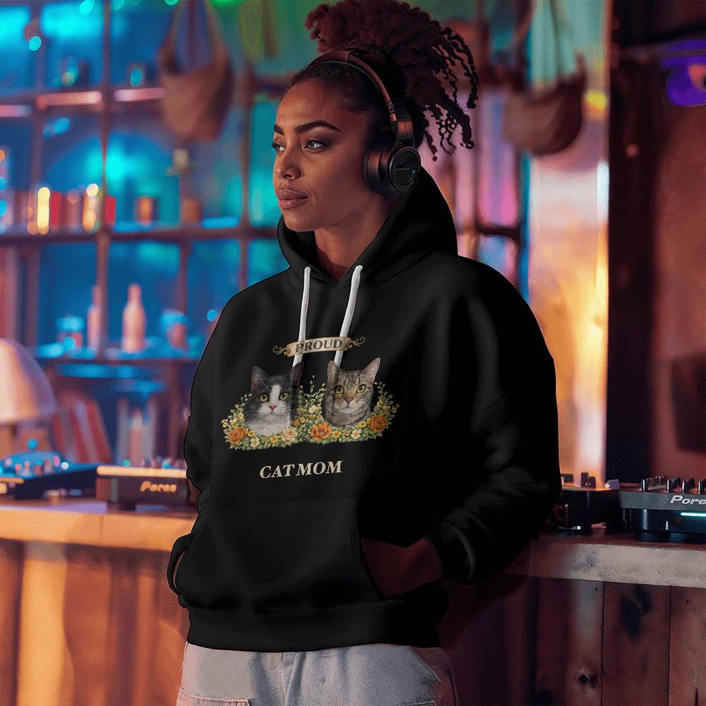 Proud Cat Mom Hoodie