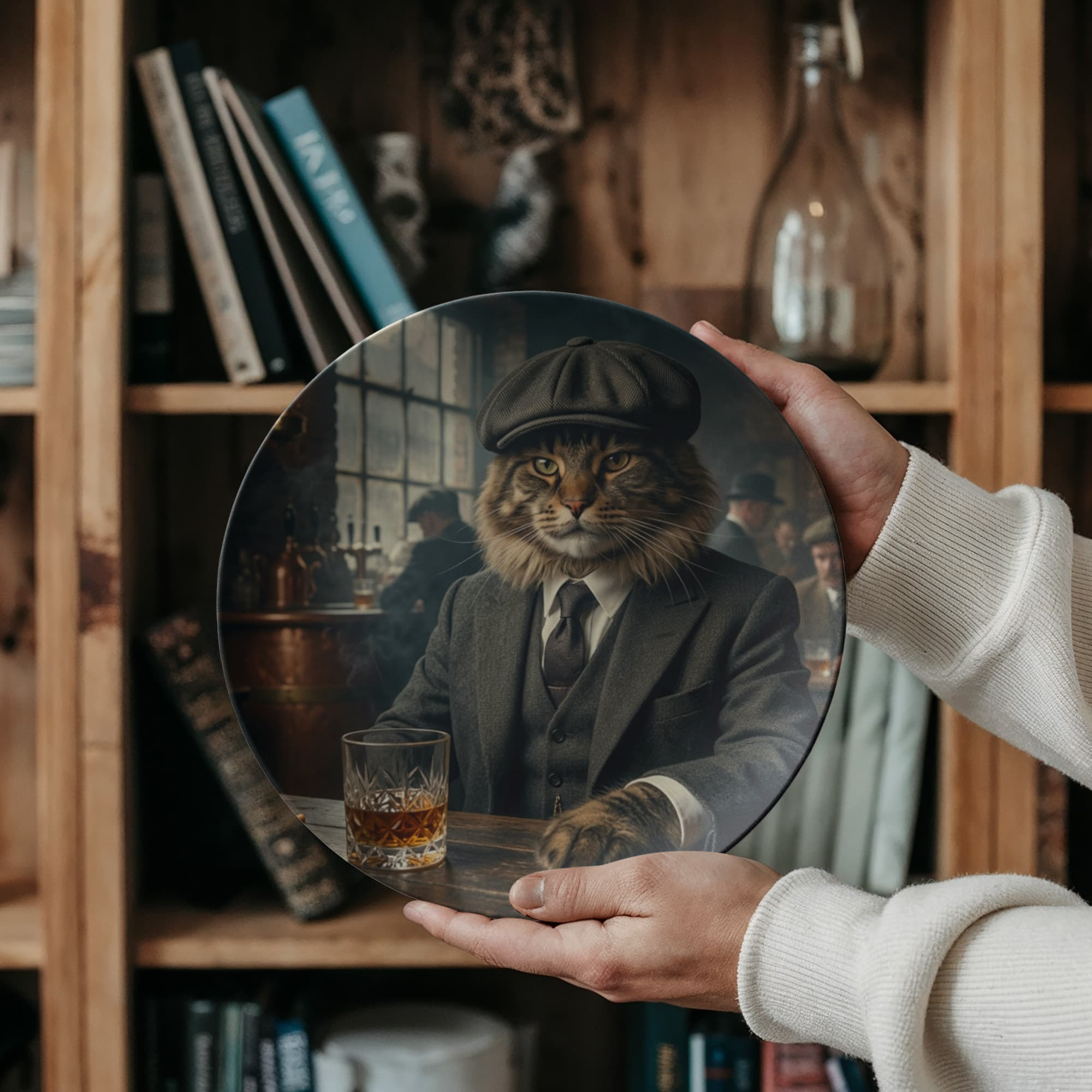 The Family Enforcer Plate™ – Custom Vintage Pet Portrait (10”)