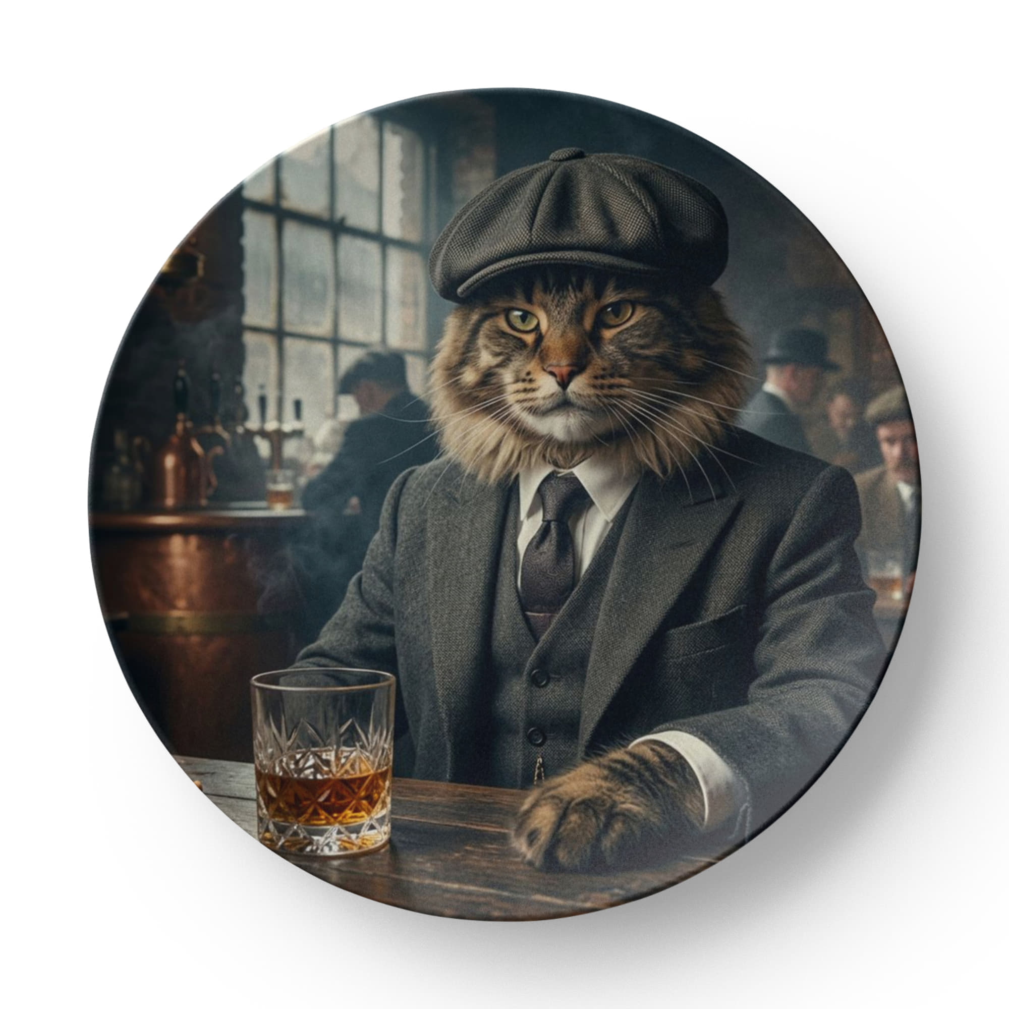 The Family Enforcer Plate™ – Custom Vintage Pet Portrait (10”)