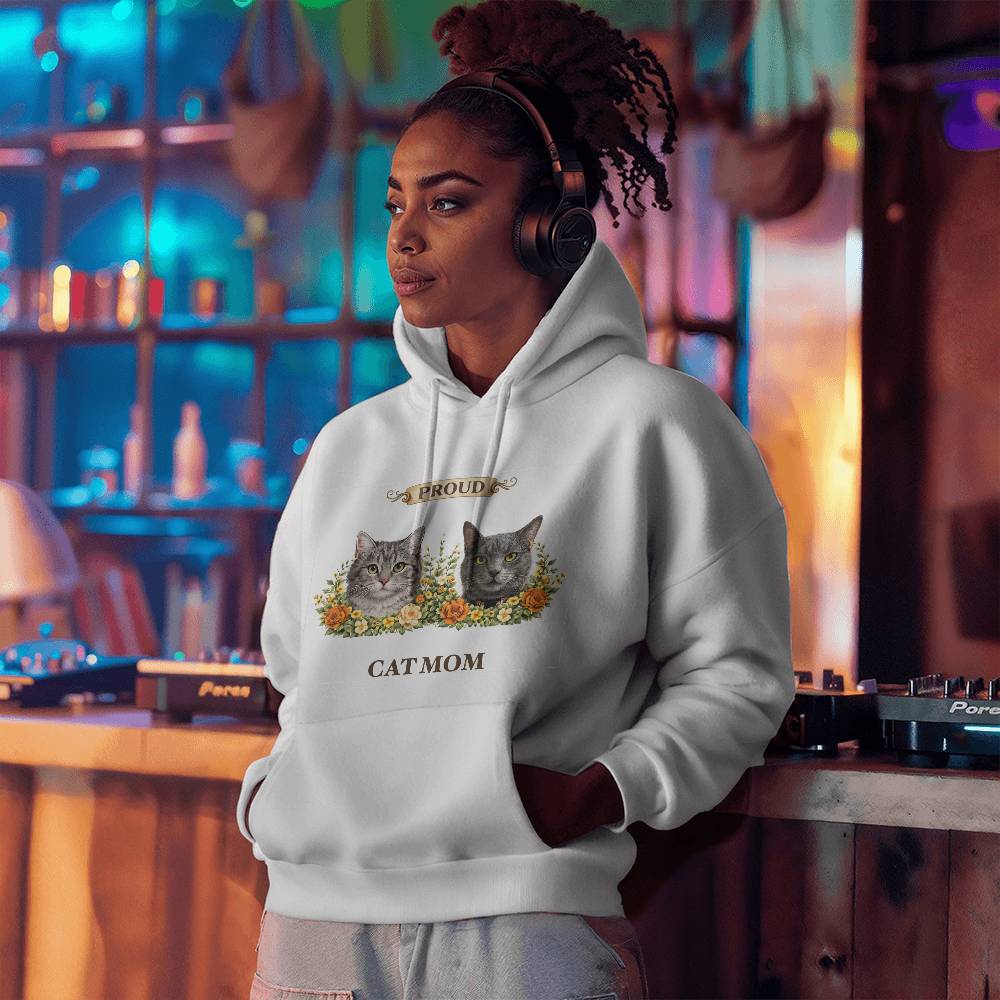 Proud Cat Mom Hoodie