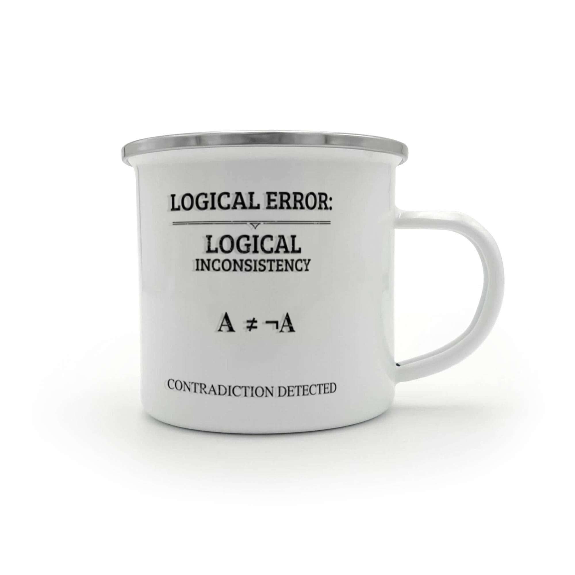 Logical Errors on enamel mugs