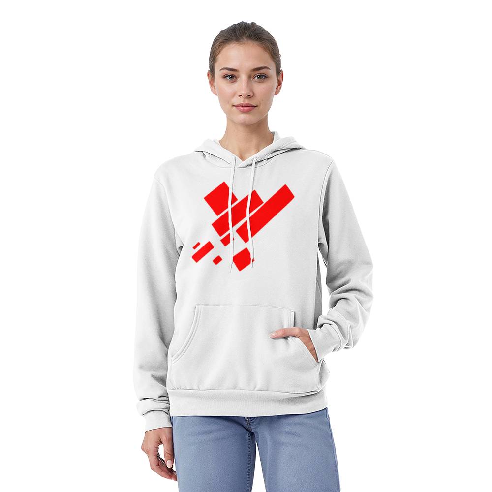 Suprematist Painting: Eight Red Rectangles (1915) on a hoodie