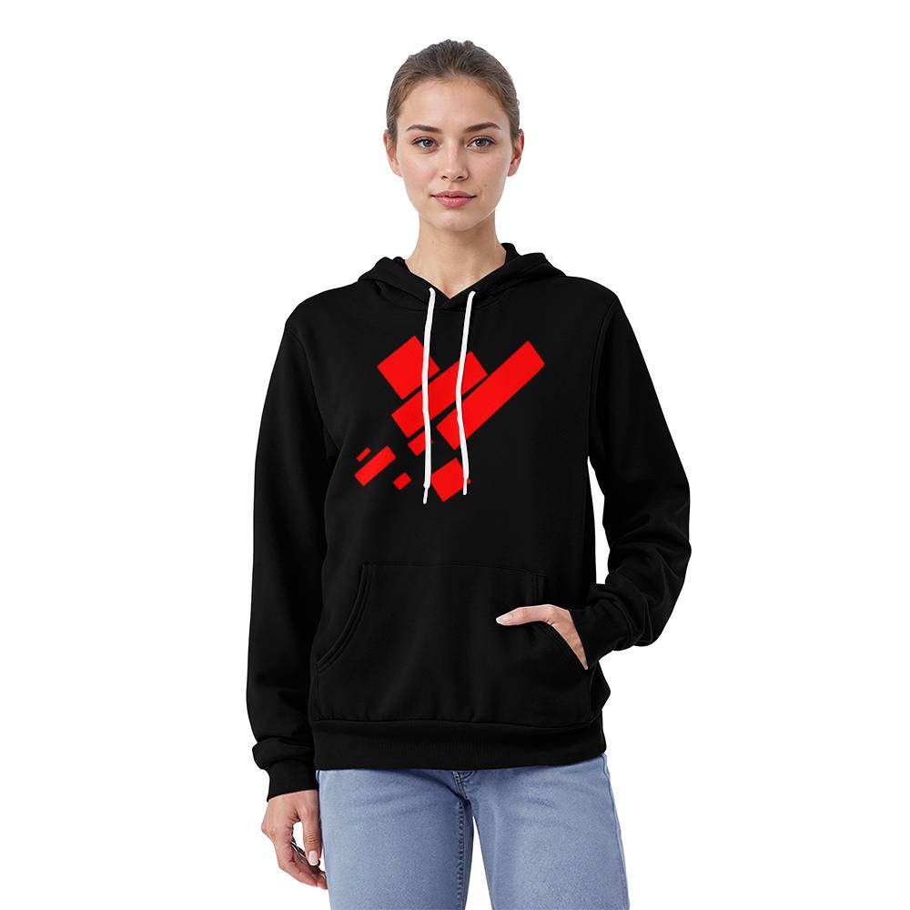 Suprematist Painting: Eight Red Rectangles (1915) on a hoodie