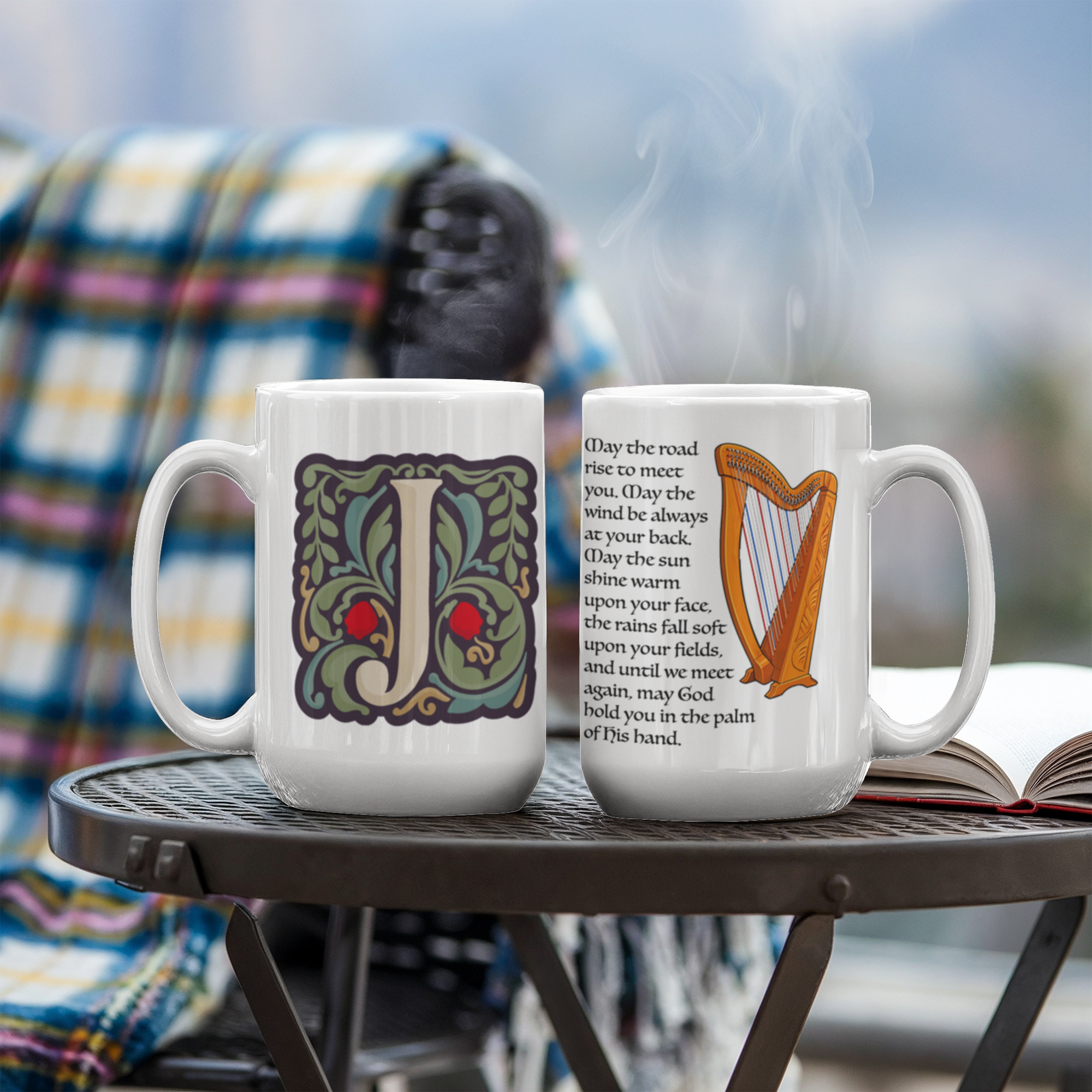 "May the road rise up to meet you. . . " - Mug (left)
