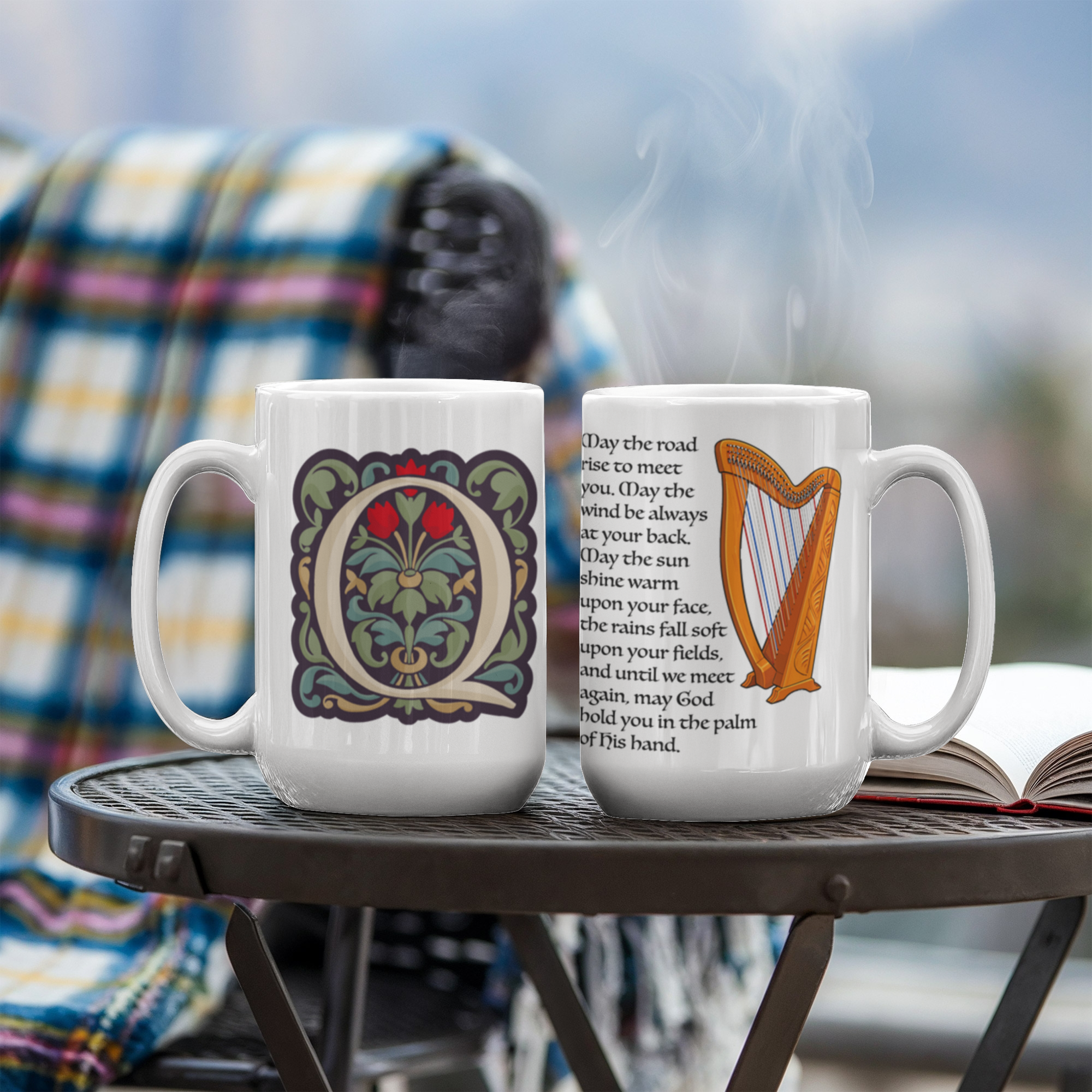 "May the road rise up to meet you. . . " - Mug (left)