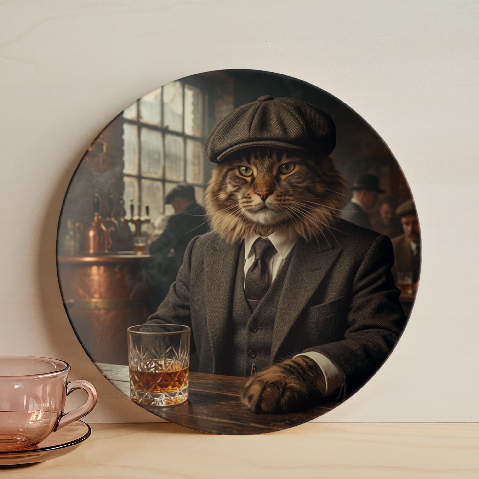 The Family Enforcer Plate™ – Custom Vintage Pet Portrait (10”)