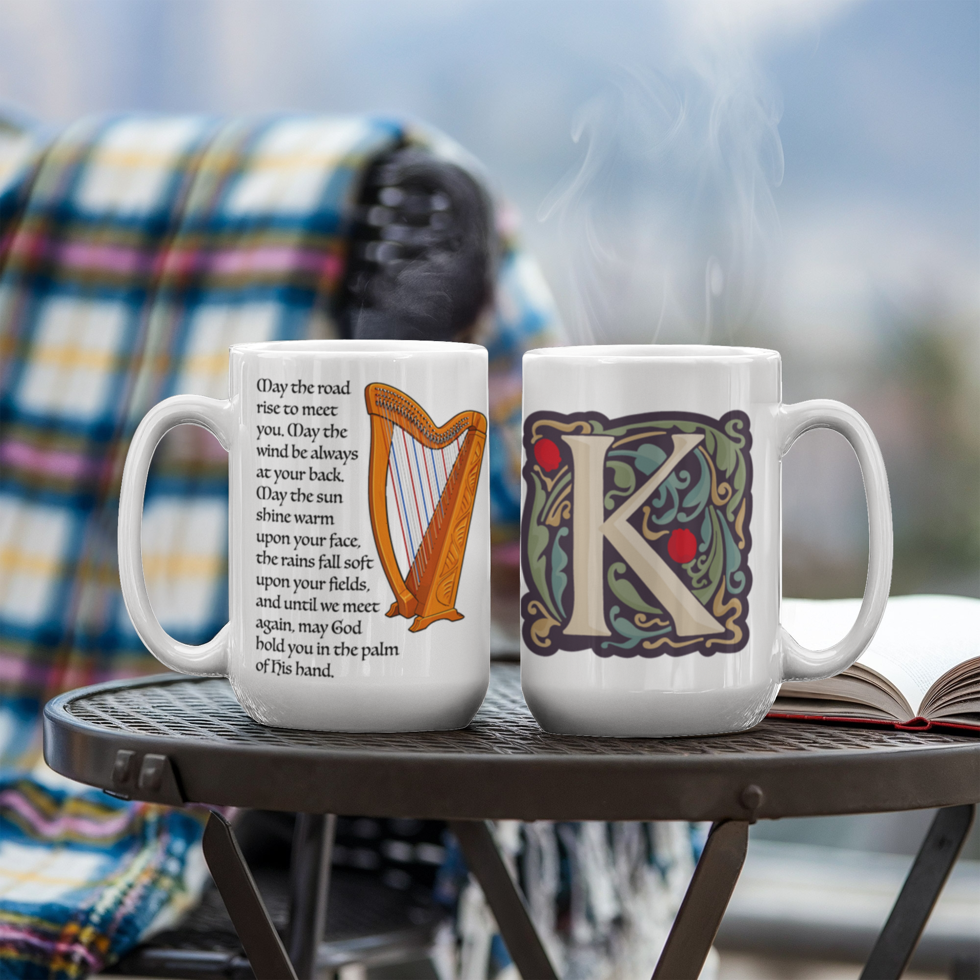 "May the road rise up to meet you. . . " - Mug (right)