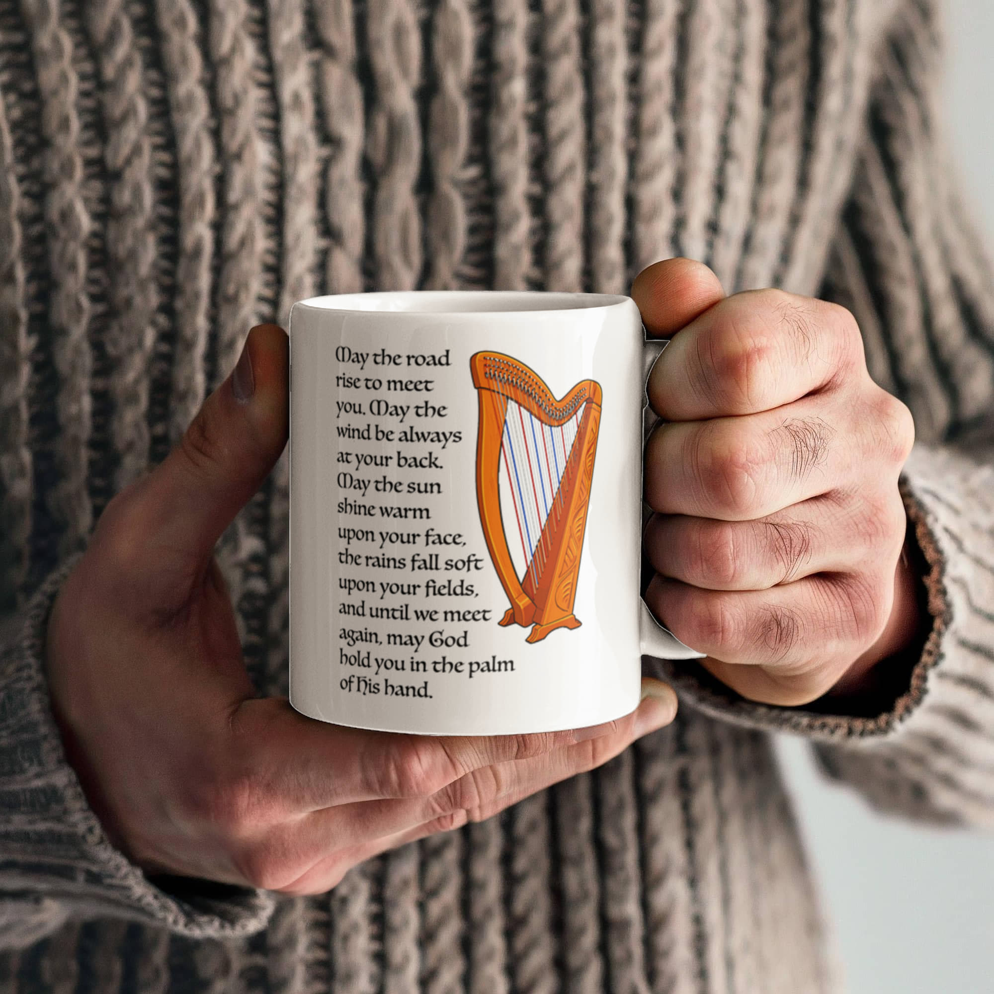 "May the road rise up to meet you. . . " - Mug (left)