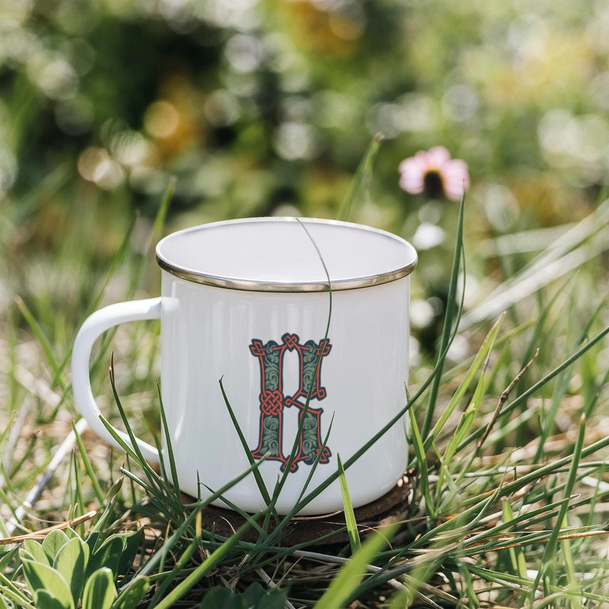 Fucketh About, Findeth Out -  Enamel Camping Mug