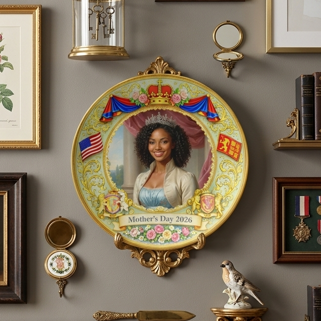 Queen For A Day Regency Era Portrait - 10” Plate