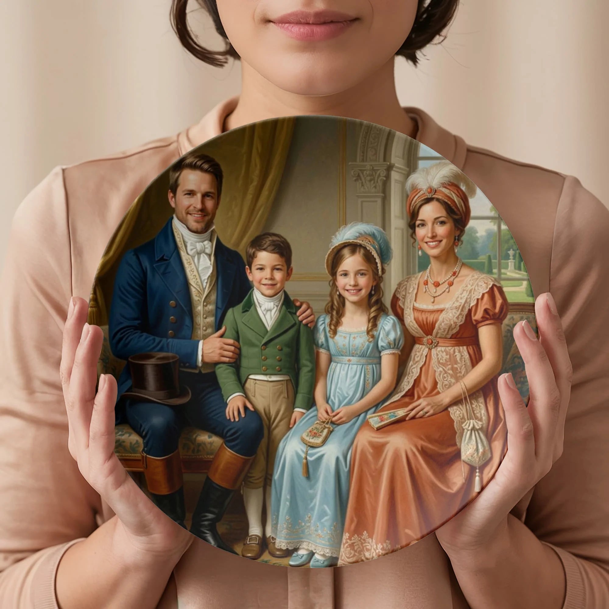 Regency Era Group Portrait - 10” Plate