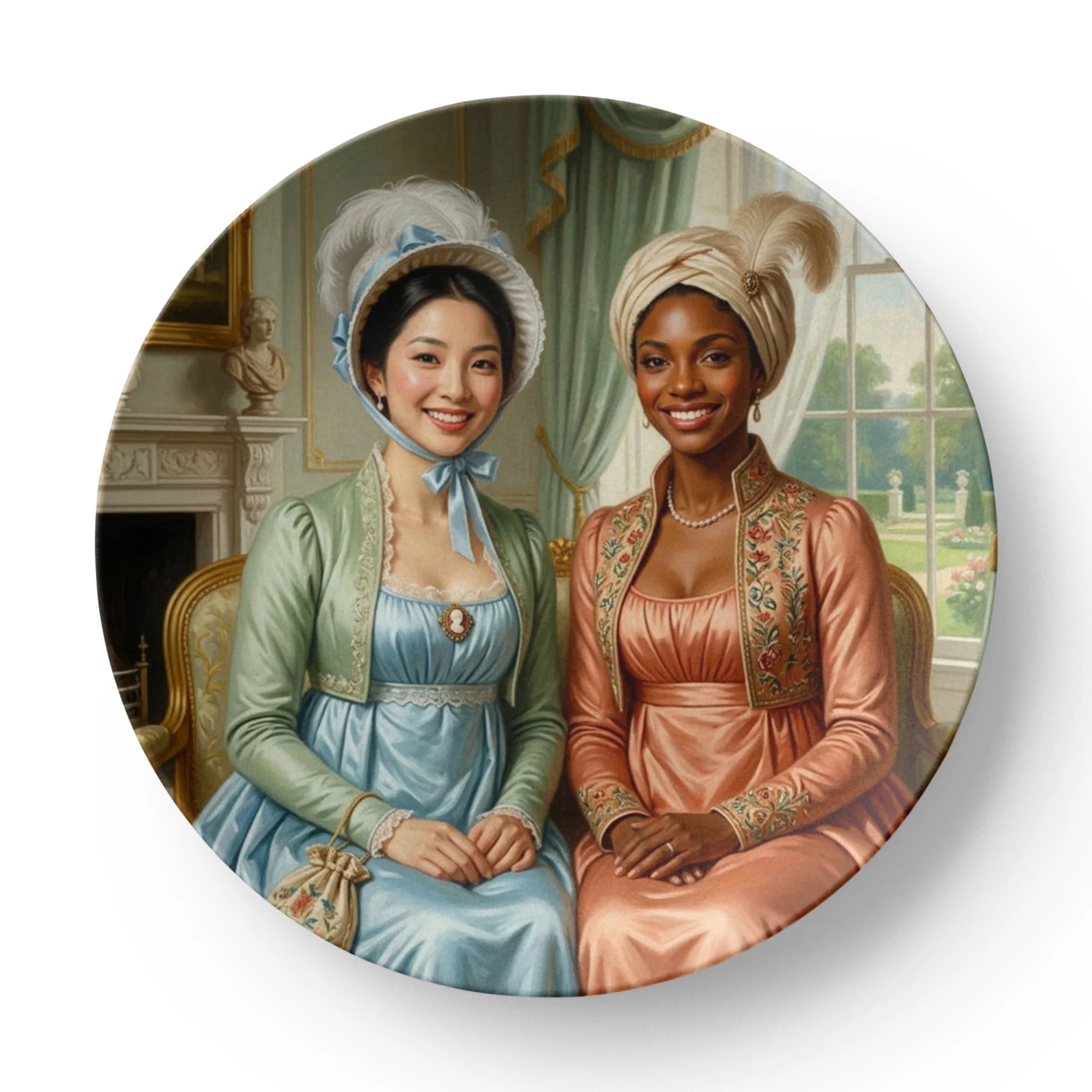 Regency Era Group Portrait - 10” Plate