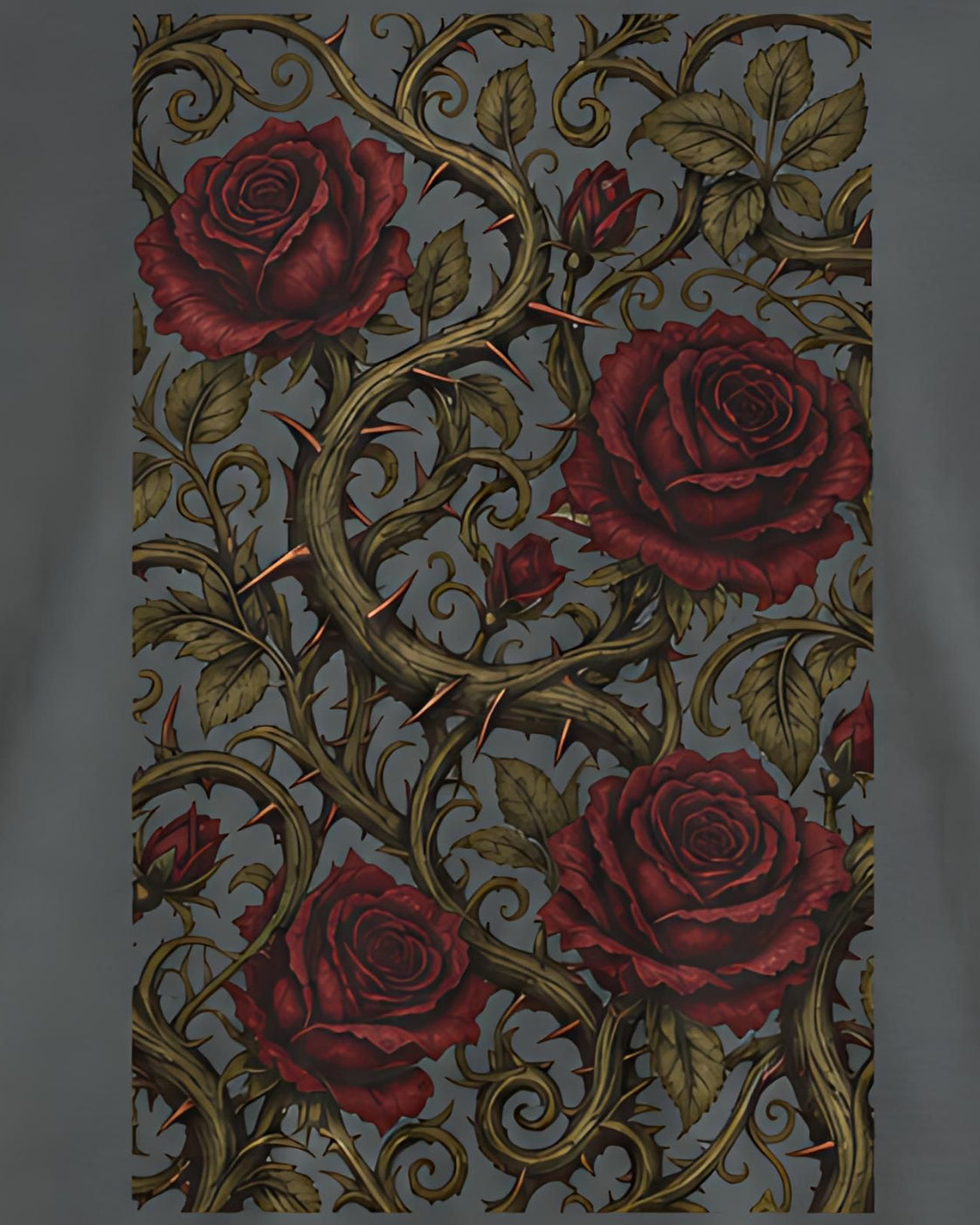 Thorns & Roses Long Sleeve Tee | 100% Cotton Romantasy Shirt