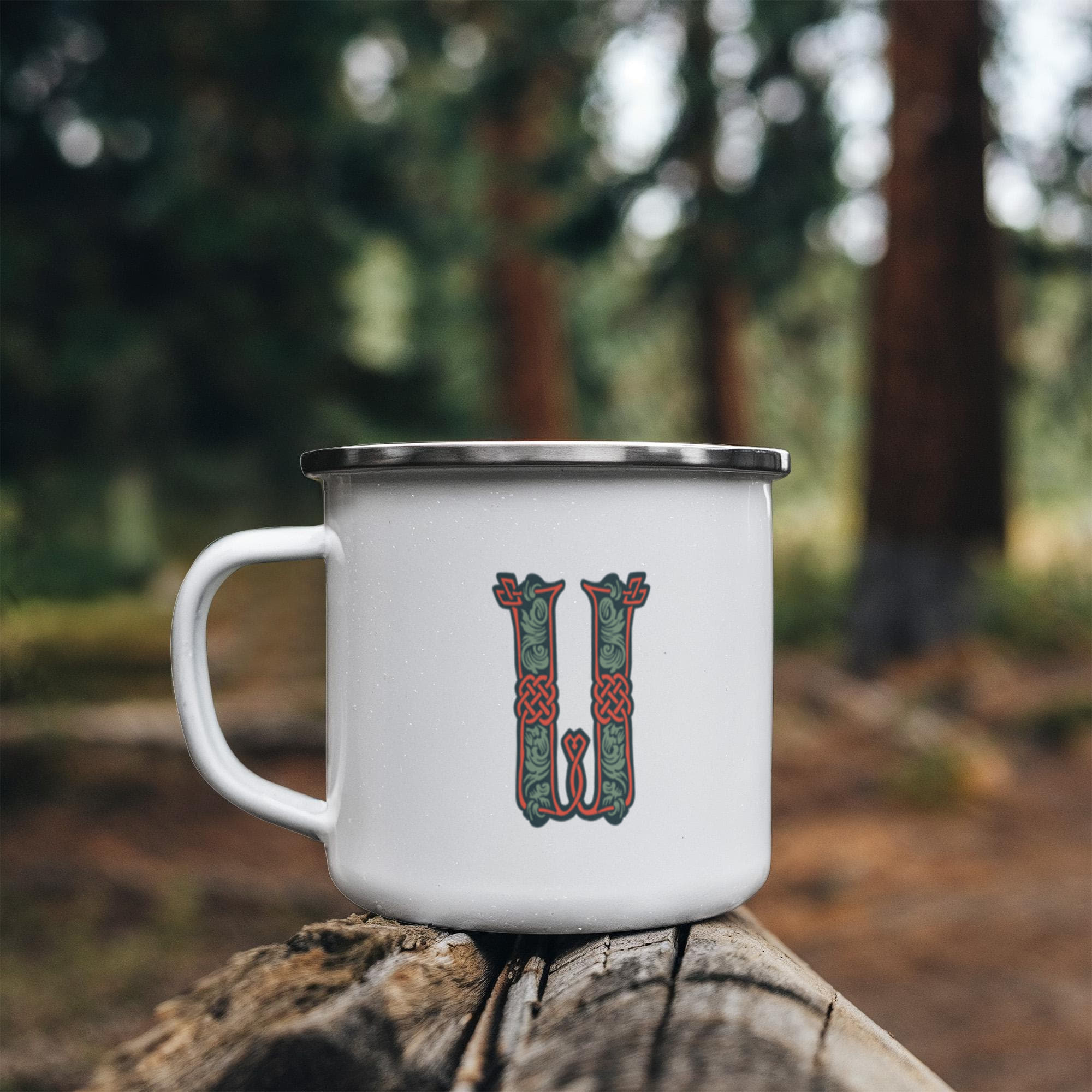 Fucketh About, Findeth Out -  Enamel Camping Mug