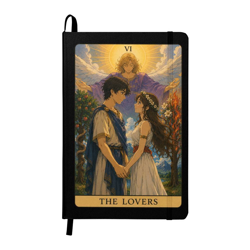 The Lovers Tarot Journal – Hardcover Lined Notebook for Love, Reflection & Soulful Connection