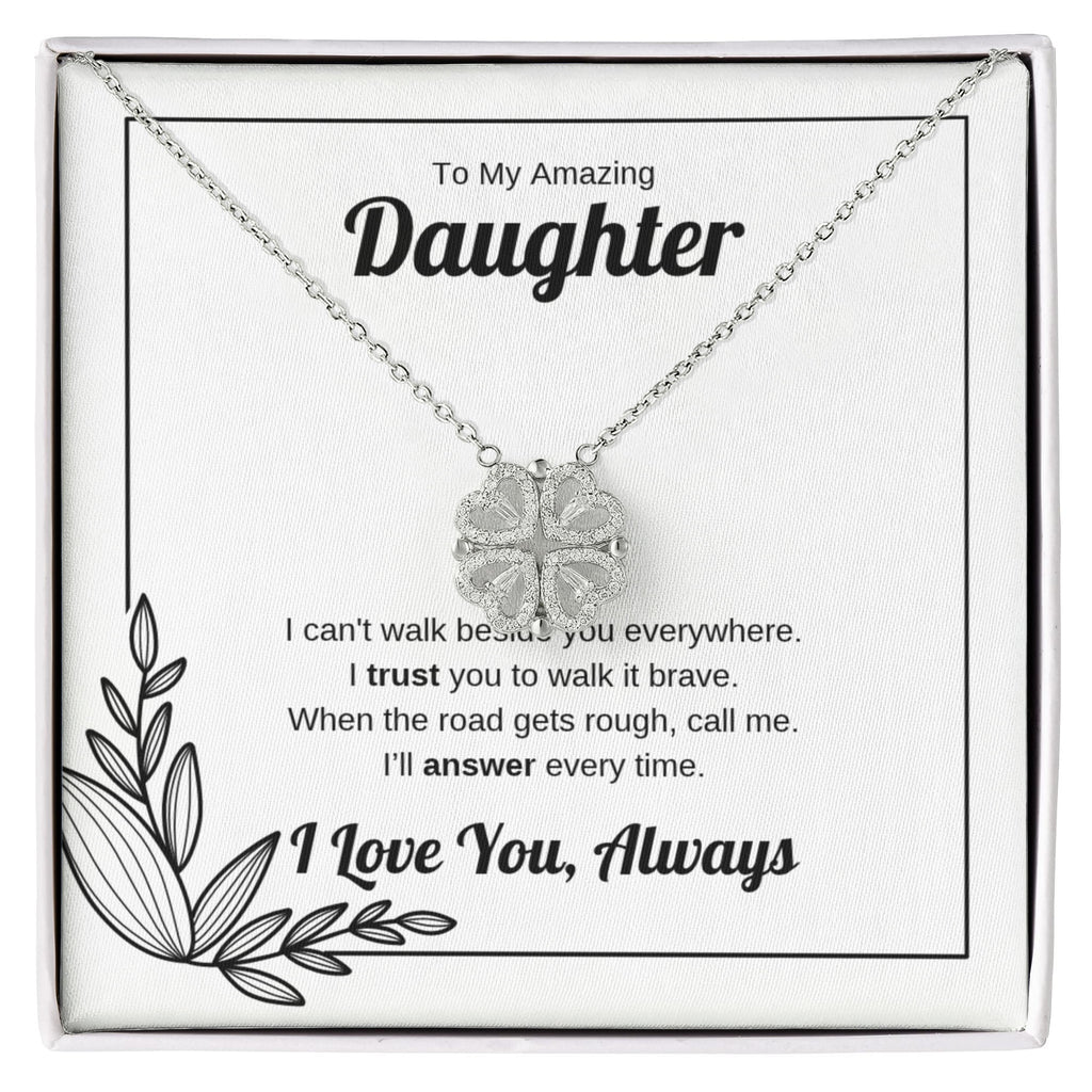 Walk It Brave | Magnetic Hearts Necklace for Daughter