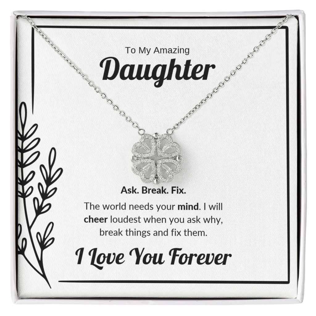 Ask Break Fix | Magnetic Hearts Necklace for Daughter