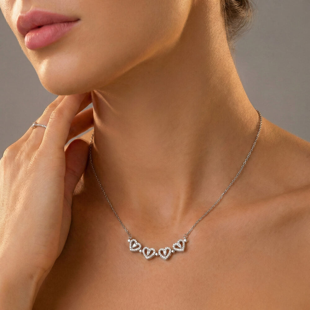 Wear Your Crown | Magnetic Hearts Necklace for Daughter