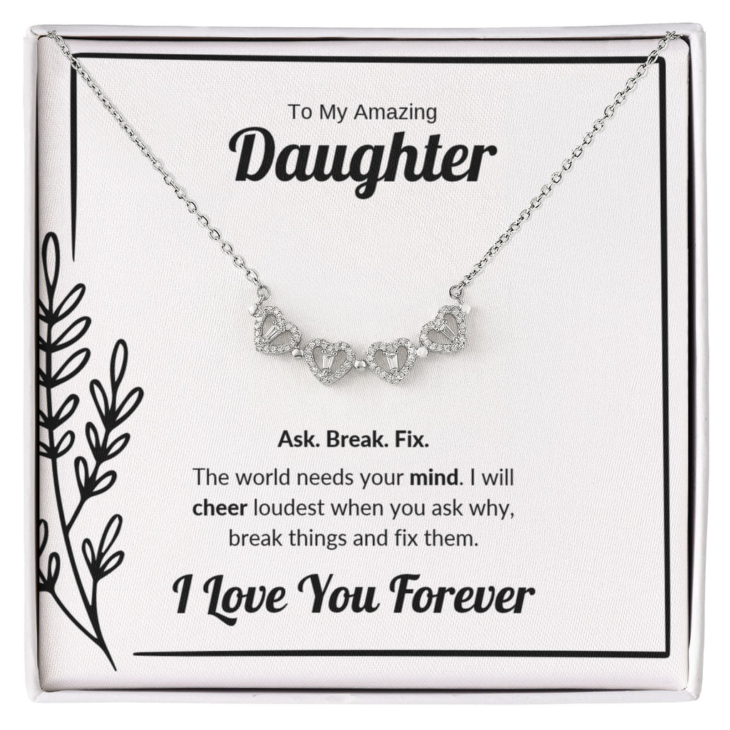 Ask Break Fix | Magnetic Hearts Necklace for Daughter