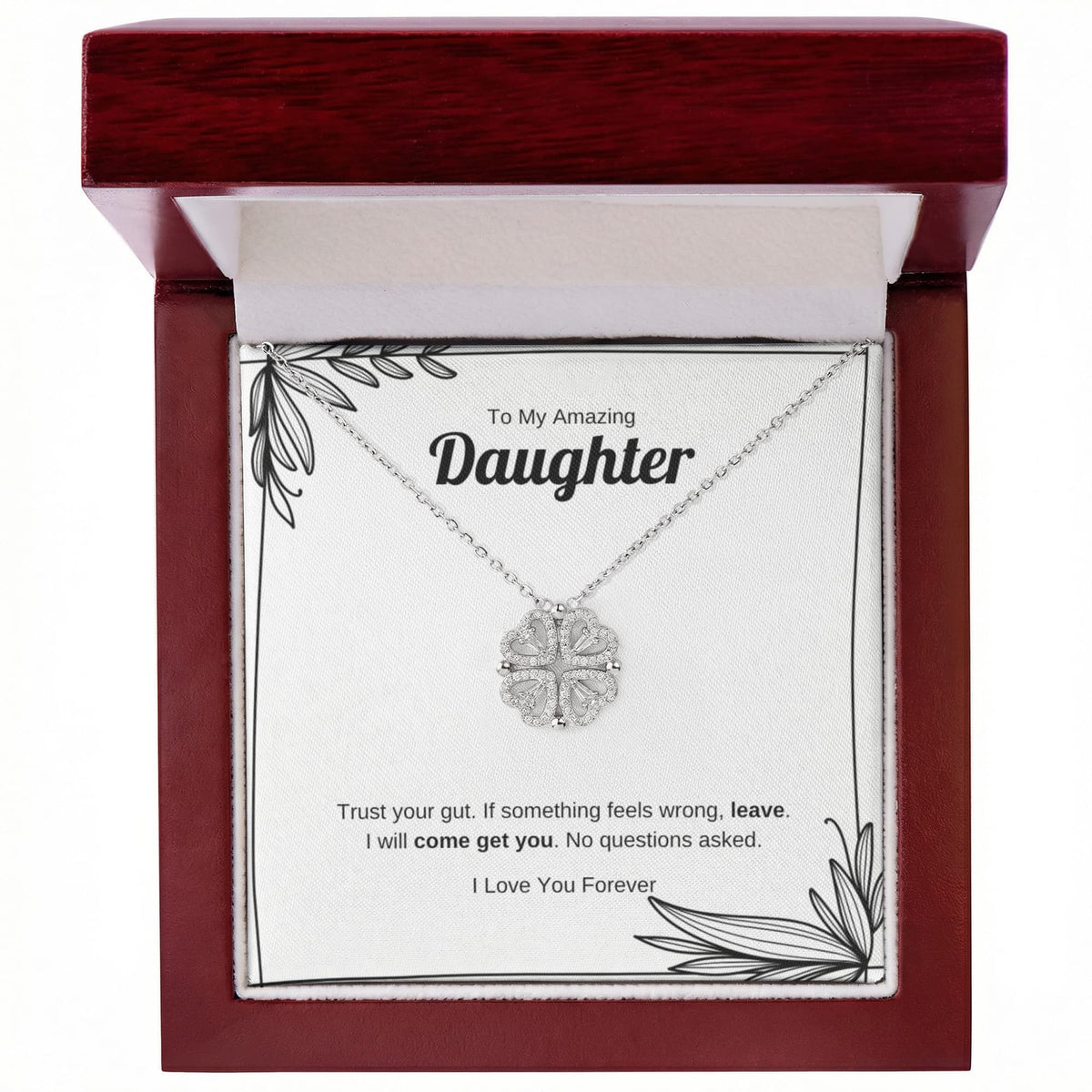 Trust Your Gut | Magnetic Hearts Necklace for Daughter