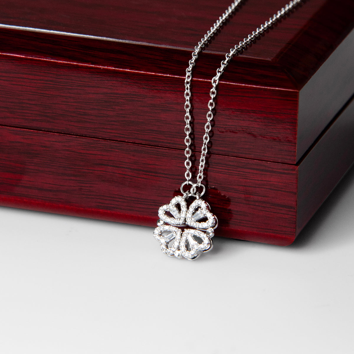 My Door Stays Open | Magnetic Hearts Necklace for Daughter