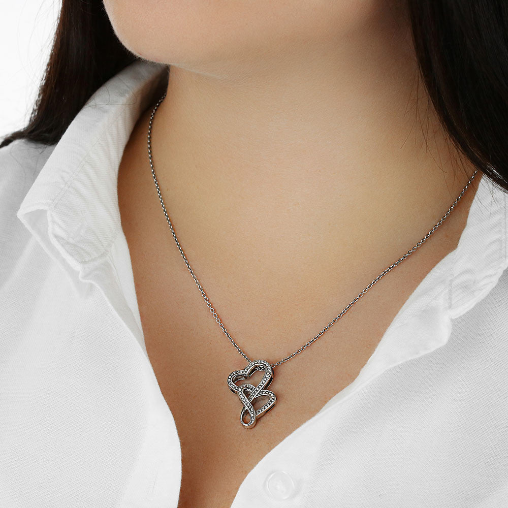 I Can Promise You Will Be Ready | Heart-to-Heart Pendant Necklace for Daughter