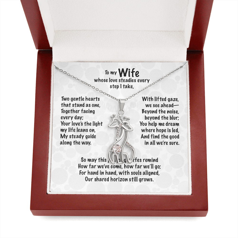 To my Wife, whose love steadies every step I take, . . . Giraffe Necklace