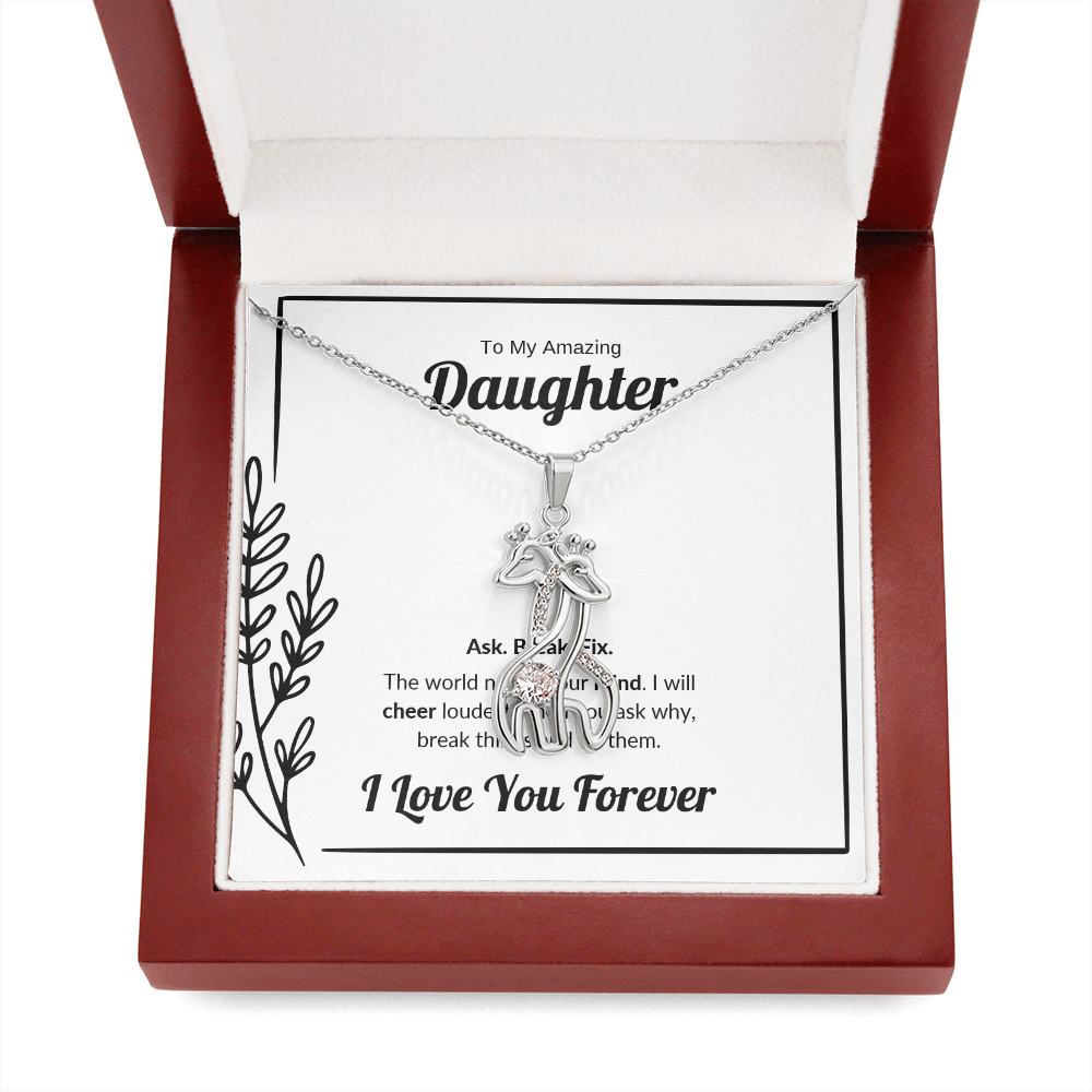 Ask Break Fix | Giraffe Necklace for Daughter