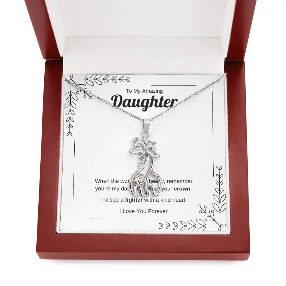 Wear Your Crown | Giraffe Necklace for Daughter