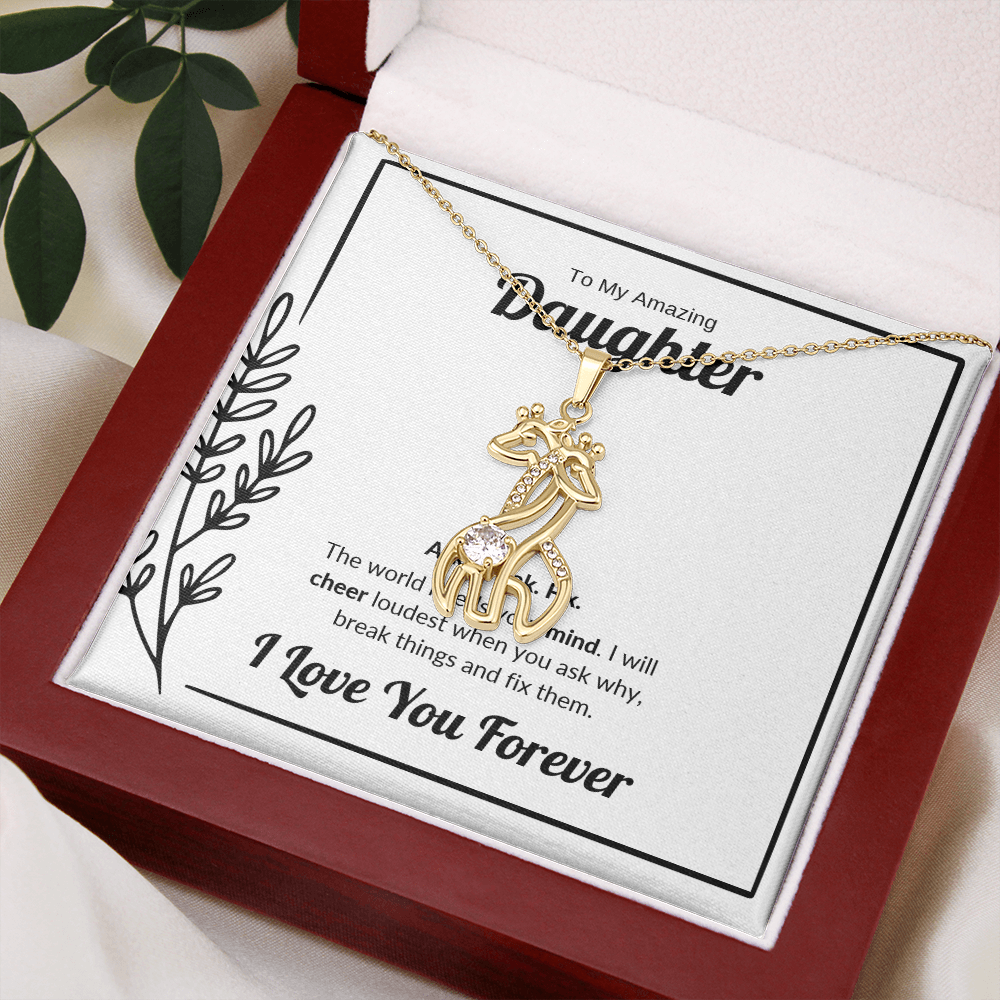 Ask Break Fix | Giraffe Necklace for Daughter