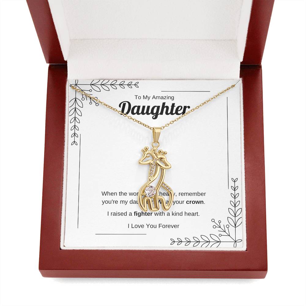 Wear Your Crown | Giraffe Necklace for Daughter