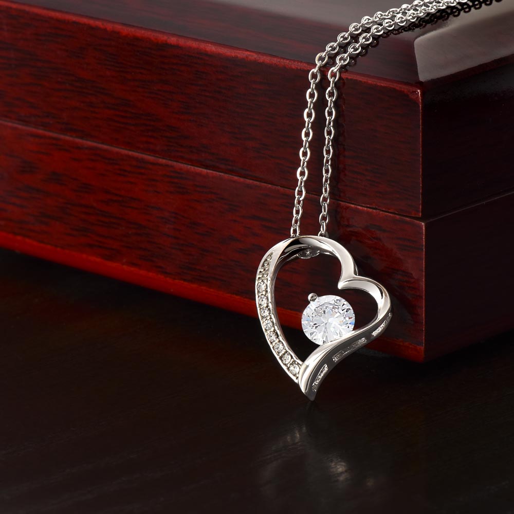 To my beloved Wife, I don't know what I did to deserve you and our amazing kids, . . . Forever Love Pendent