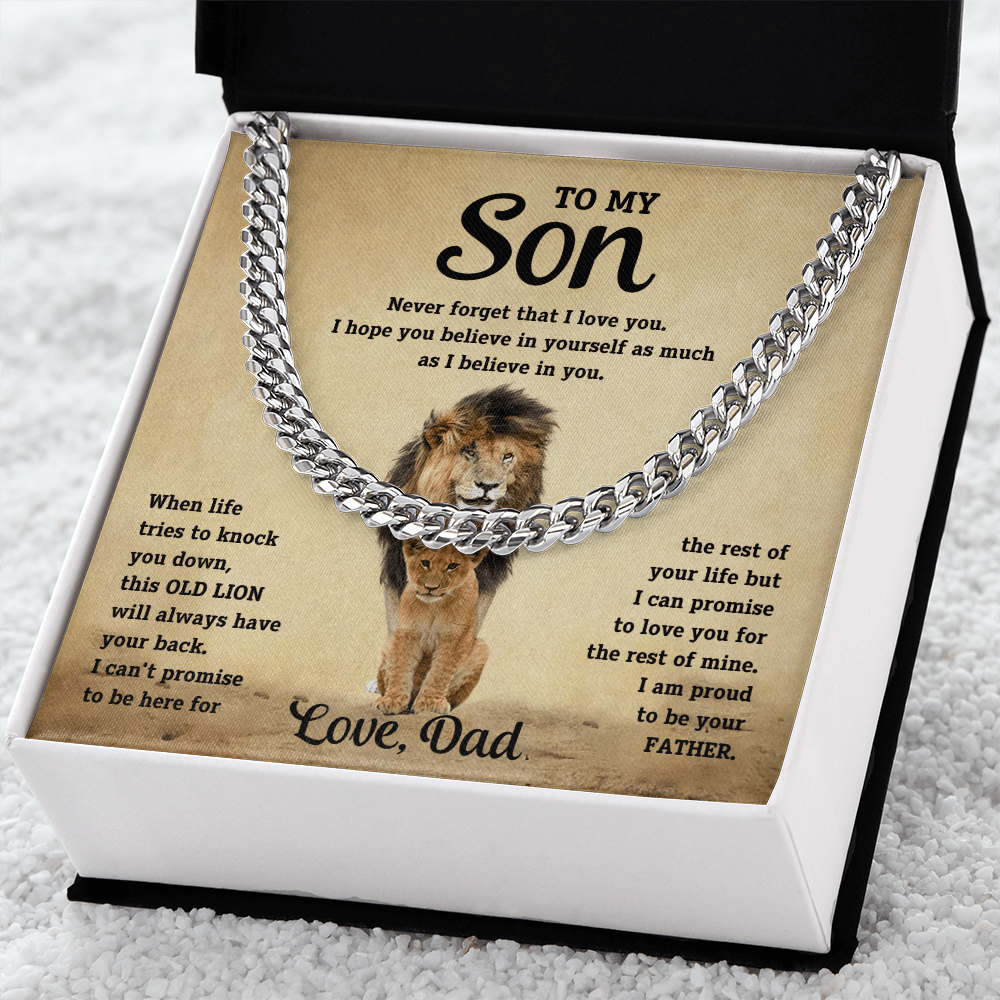 To My Son, I Am Proud To Be Your Father, Love, Dad