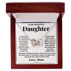 To My Beautiful Daughter, Just Hold This To Feel My Love