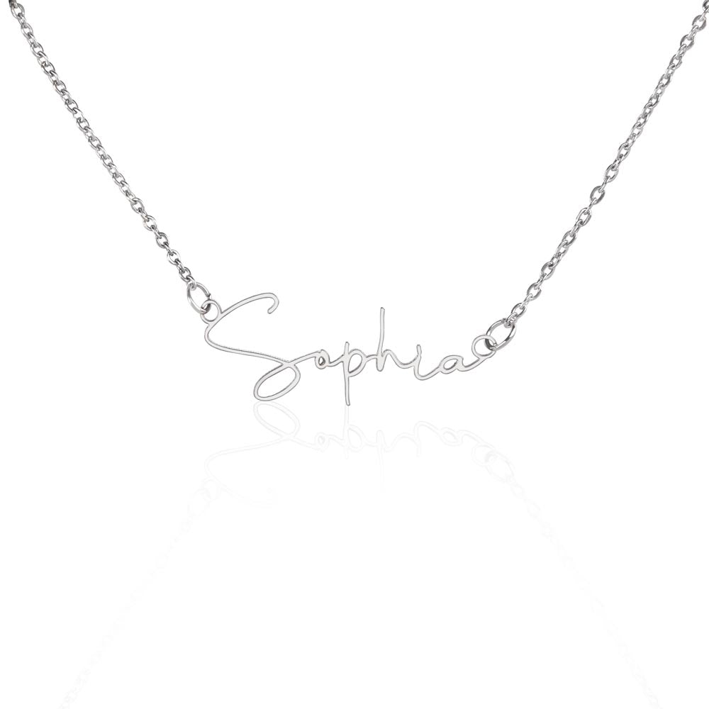 Wear Your Crown | Signature Name Necklace for Daughter