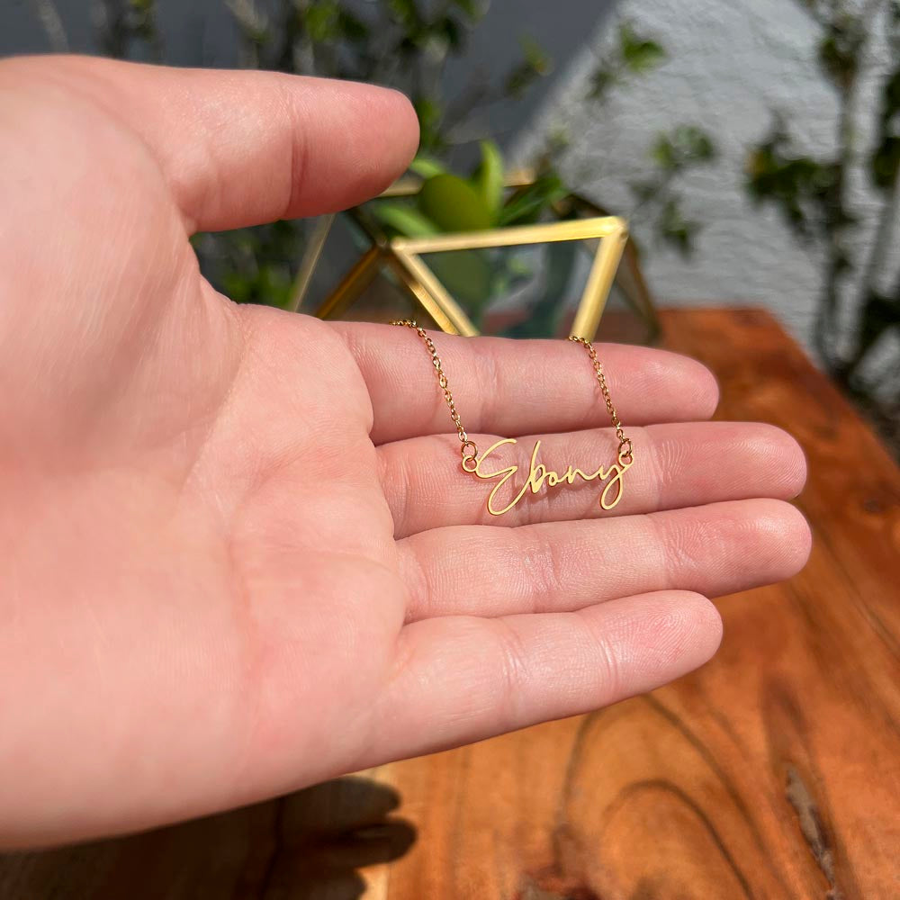 Ask Break Fix | Signature Name Necklace for Daughter